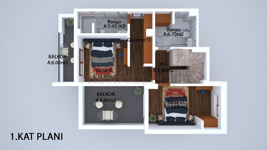 مشروع استثماري لفيلات 5 + 1 في كاليش