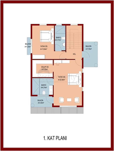 فلل للبيع 4 + 1 في فتحية