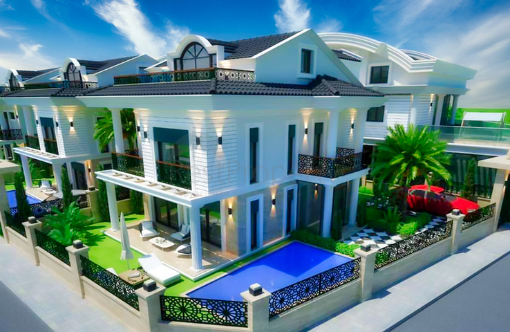 فلل للبيع 4 + 1 في فتحية