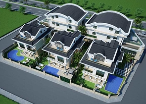 فلل للبيع 4 + 1 في فتحية