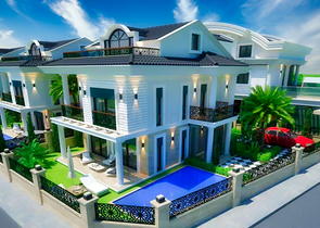 فلل للبيع 4 + 1 في فتحية