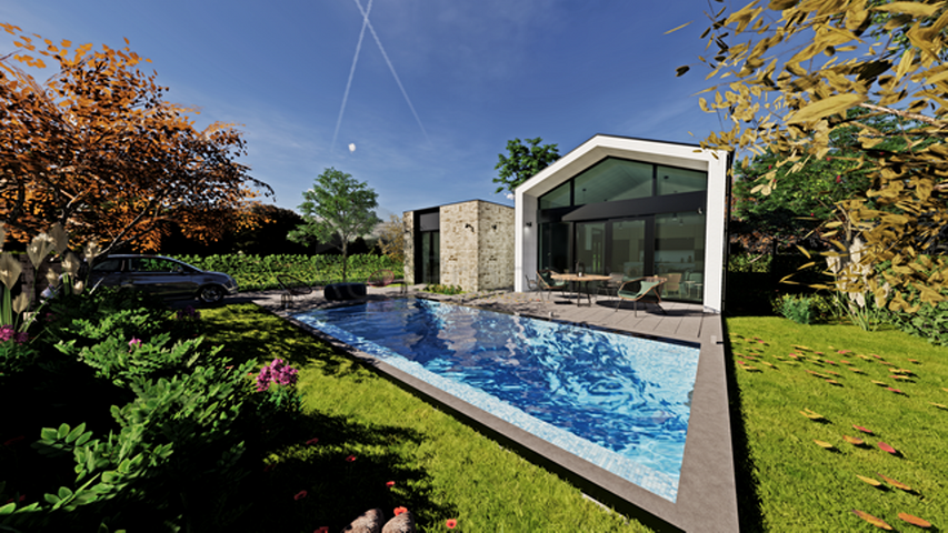 بنغل من 3 غرف نوم مع مسبح خاص في أوزوملو