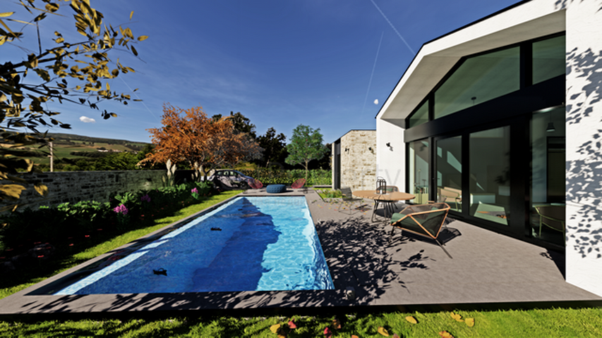 بنغل من 3 غرف نوم مع مسبح خاص في أوزوملو