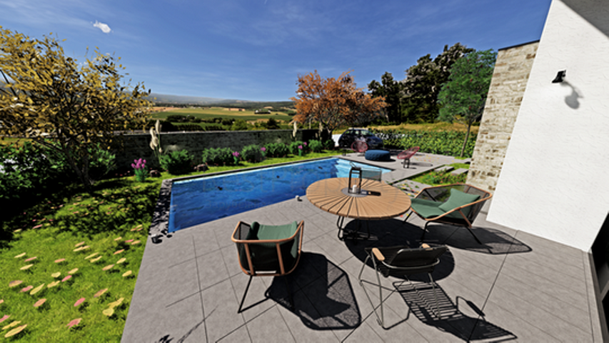 بنغل من 3 غرف نوم مع مسبح خاص في أوزوملو