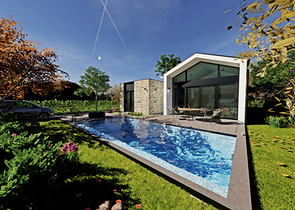 بنغل من 3 غرف نوم مع مسبح خاص في أوزوملو