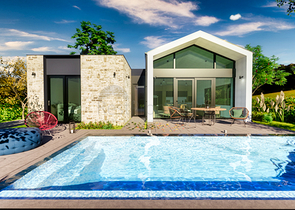 بنغل من 3 غرف نوم مع مسبح خاص في أوزوملو