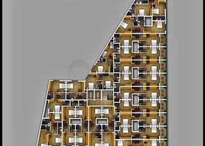 شقة 1 + 1 للبيع في مشروع جديد في فتحية