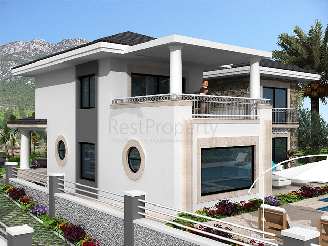 فيلا على المخطط 4 غرف نوم في أوزوملو فتحية