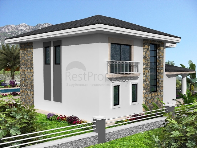 فيلا على المخطط 4 غرف نوم في أوزوملو فتحية