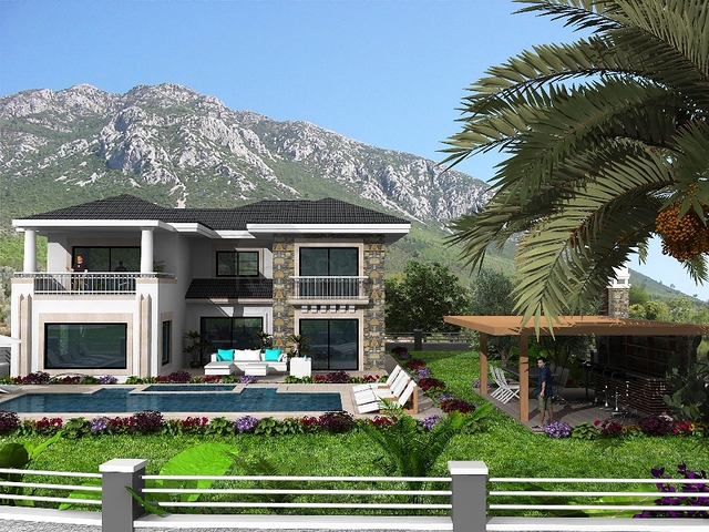 فيلا على المخطط 4 غرف نوم في أوزوملو فتحية