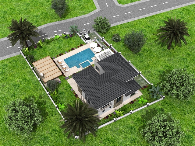 فيلا على المخطط 4 غرف نوم في أوزوملو فتحية