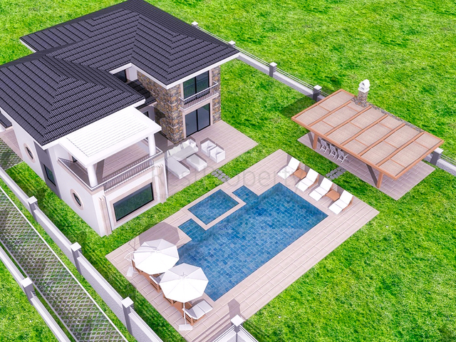 فيلا على المخطط 4 غرف نوم في أوزوملو فتحية