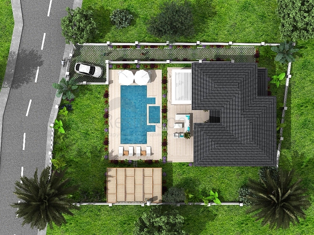 فيلا على المخطط 4 غرف نوم في أوزوملو فتحية