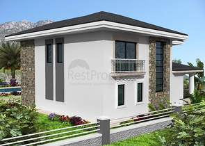 فيلا على المخطط 4 غرف نوم في أوزوملو فتحية