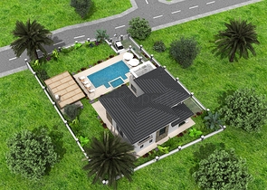 فيلا على المخطط 4 غرف نوم في أوزوملو فتحية