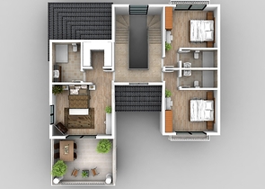 فيلا على المخطط 4 غرف نوم في أوزوملو فتحية