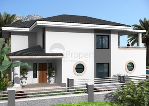 فيلا على المخطط 4 غرف نوم في أوزوملو فتحية