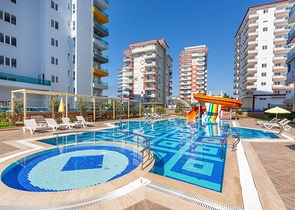 مجمع فاخر - شقة غرفة وصالة - في مهموتلار / الانيا 