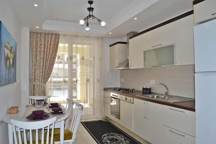 شقة عائلية واسعة مفروشة -تصميم 1+2 - في مهموتلار / الانيا 