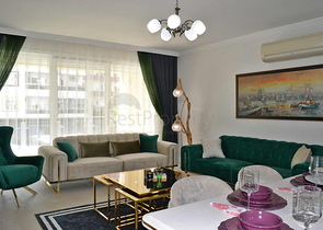 شقة عائلية واسعة مفروشة -تصميم 1+2 - في مهموتلار / الانيا 