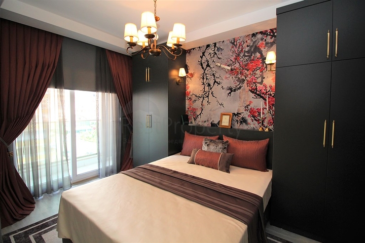 شقة انيقة -اثاث جديد - تصميم 2 غرفة وصالة -في مهموتلار / الانيا 