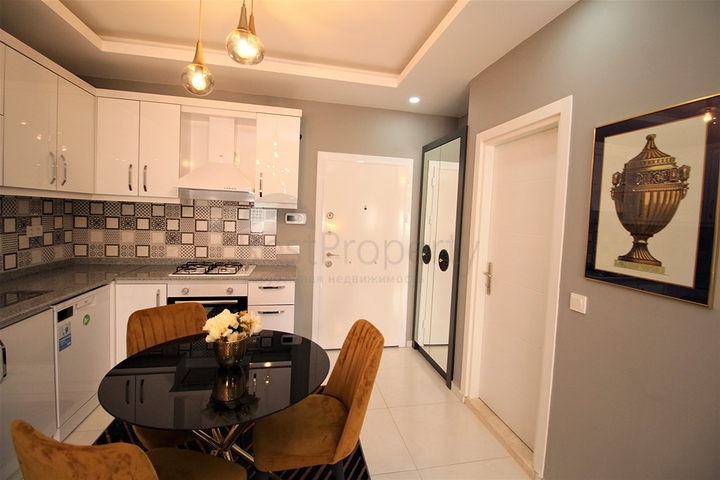 شقة انيقة -اثاث جديد - تصميم 2 غرفة وصالة -في مهموتلار / الانيا 