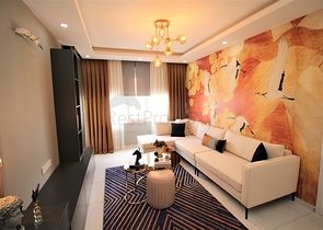 شقة انيقة -اثاث جديد - تصميم 2 غرفة وصالة -في مهموتلار / الانيا 