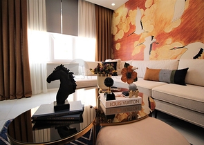 شقة انيقة -اثاث جديد - تصميم 2 غرفة وصالة -في مهموتلار / الانيا 