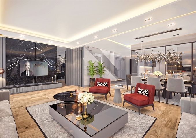 فلل فاخرة 4 + 1 في دوشيميتي أنطاليا