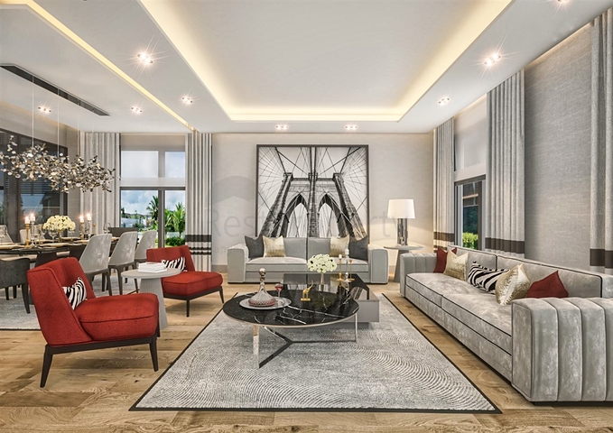 فلل فاخرة 4 + 1 في دوشيميتي أنطاليا