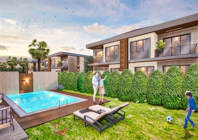 فلل فاخرة 4 + 1 في دوشيميتي أنطاليا