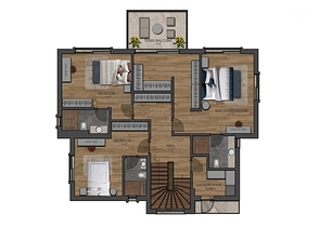 فلل فاخرة 4 + 1 في دوشيميتي أنطاليا