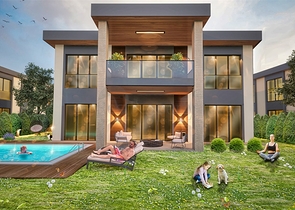 فلل فاخرة 4 + 1 في دوشيميتي أنطاليا