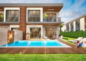 فلل فاخرة 4 + 1 في دوشيميتي أنطاليا