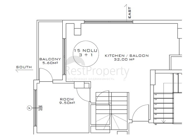 100 متر الى الشاطئ ! شقق ضمن مجمع حديث - في مركز الانيا 