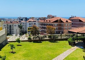 اطلالة مفتوحة -شقة زاوية - تصميم 2 غرفة وصالة -اثاث انيق -في جيكجلي / الانيا 