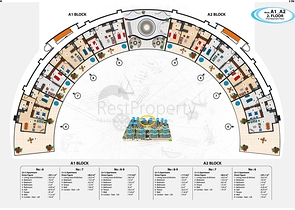 مجمع عصري فاخر مثال على الرفاهية 