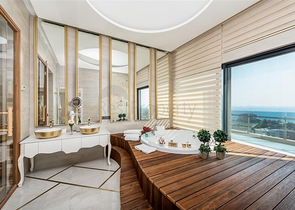 مجمع عصري فاخر مثال على الرفاهية 