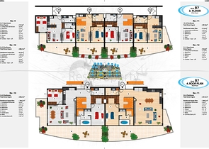 مجمع عصري فاخر مثال على الرفاهية 