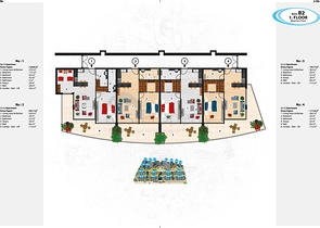 مجمع عصري فاخر مثال على الرفاهية 