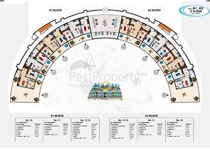 مجمع عصري فاخر مثال على الرفاهية 