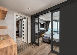 مجمع عصري فاخر مثال على الرفاهية 