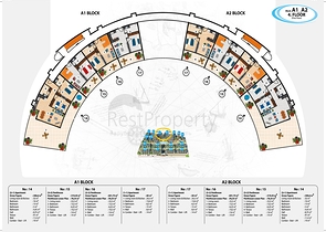 مجمع عصري فاخر مثال على الرفاهية 