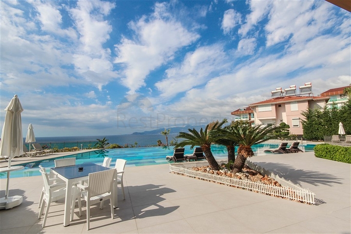 اطلالة بحر ساحرة - شقة 2 غرفة صالة - مجمع فاخر - في كارجي جاك / الانيا 