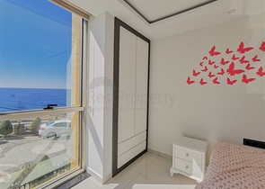 اطلالة بحر ساحرة - شقة 2 غرفة صالة - مجمع فاخر - في كارجي جاك / الانيا 