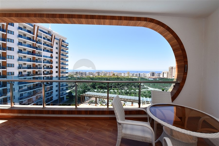 اطلالة بحر - مجمع بخدمات فاخرة -تصميم 1+2 - في مهموتلار / الانيا 