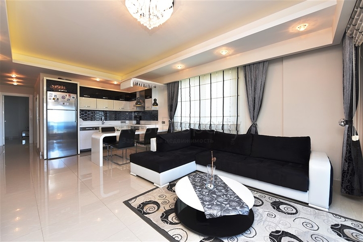 اطلالة بحر - مجمع بخدمات فاخرة -تصميم 1+2 - في مهموتلار / الانيا 