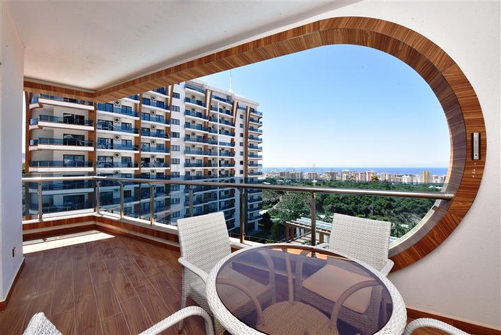 اطلالة بحر - مجمع بخدمات فاخرة -تصميم 1+2 - في مهموتلار / الانيا 