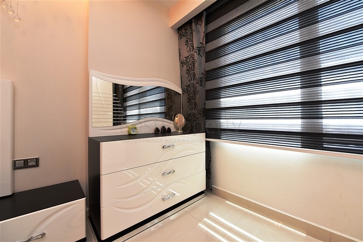 اطلالة بحر - مجمع بخدمات فاخرة -تصميم 1+2 - في مهموتلار / الانيا 