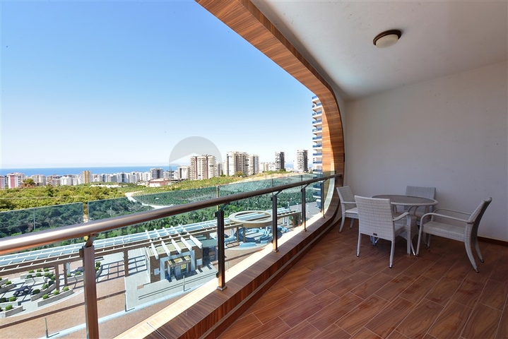 اطلالة بحر - مجمع بخدمات فاخرة -تصميم 1+2 - في مهموتلار / الانيا 